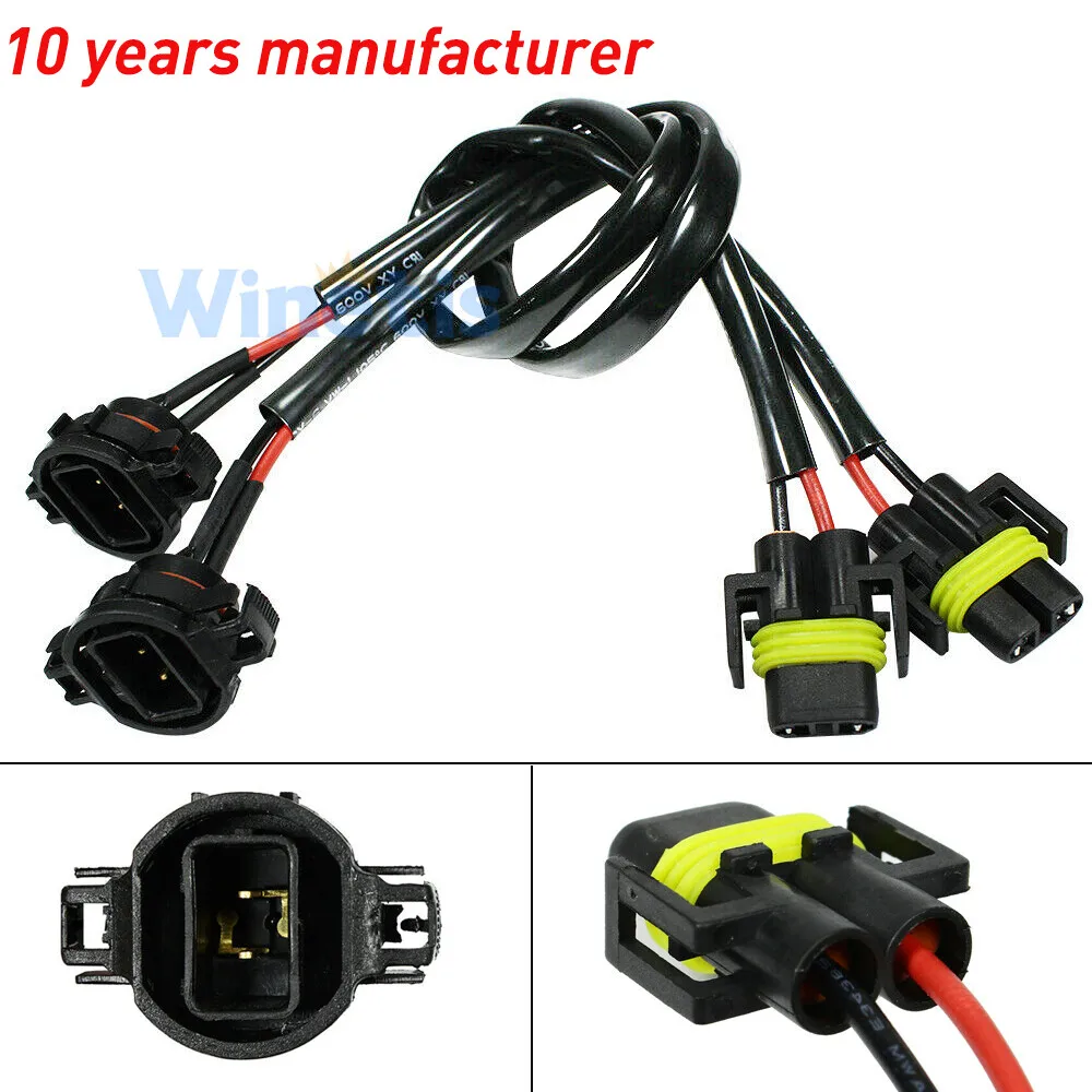 WINETIS PSX24W 5202 H16 to H11 H8 Conversion Harness Pigtail Extension Socket