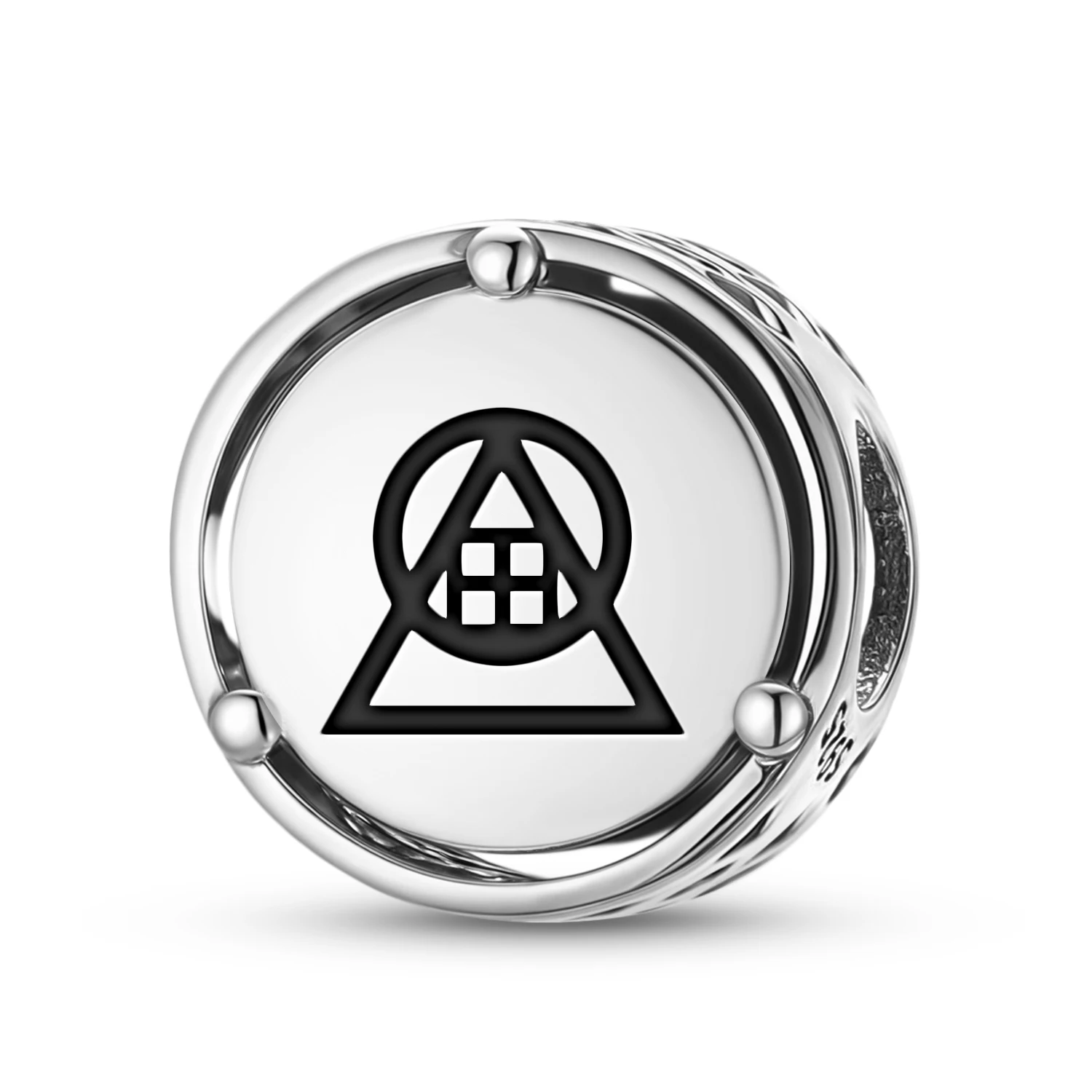 

Таро Суд, стерлинговое серебро 925 пробы, символ, подвеска, подходит для оригинального браслета, ювелирные изделия своими руками, аксессуары, семейная бусина