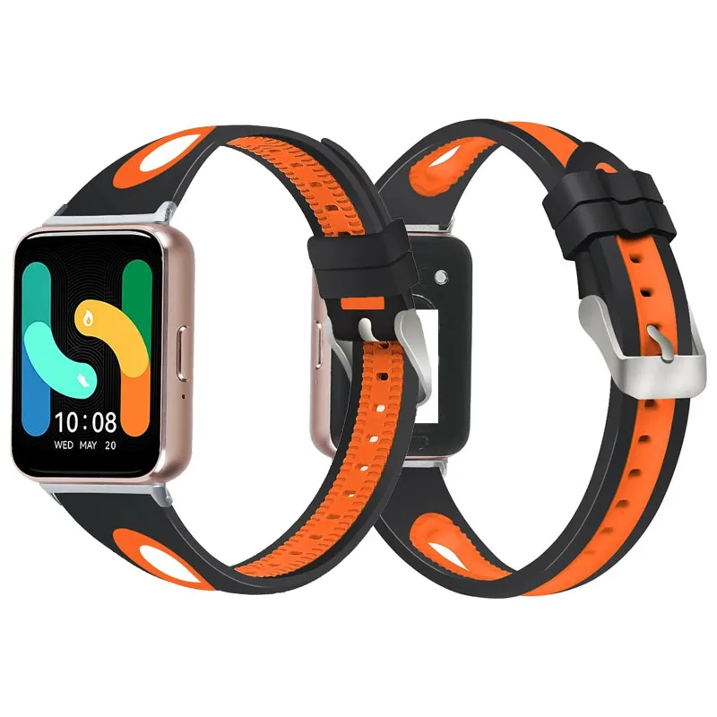 Цветной силиконовый ремешок для Samsung Galaxy Fit 3, спортивный тонкий браслет, ремешок для Samsung Galaxy Fit 3, ремешок для часов