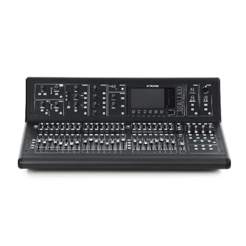 Console digitale live Midas M32 Mixer audio con 32 ingressi e 16 uscite Altoparlanti line array alimentati per uso esterno e interno
