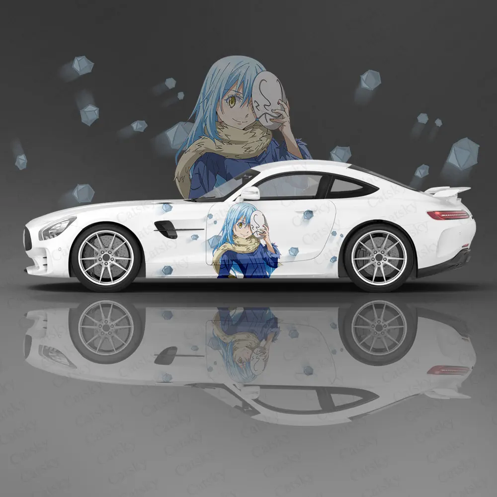 Tensei shitara Slime Datta Ken Car Body Stickers Anime Itasha Car Side Decal Sticker Car Body Sticker Car Body Decor Stickers