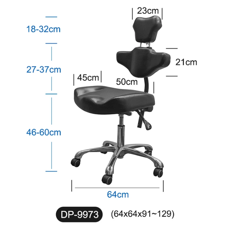 Profesional kursi angkat multifungsi toko tato kursi tata rambut tertentu kecantikan di roda Cabeceros Lic 1981 Furniture AA
