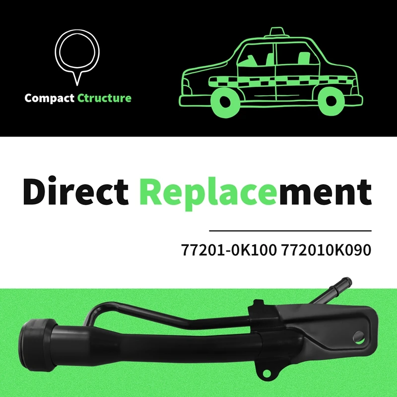 

77201-0K100 Car Fuel Tank Inlet Pipe Assembly For Toyota Hilux Vigo 2004-2012 772010K090
