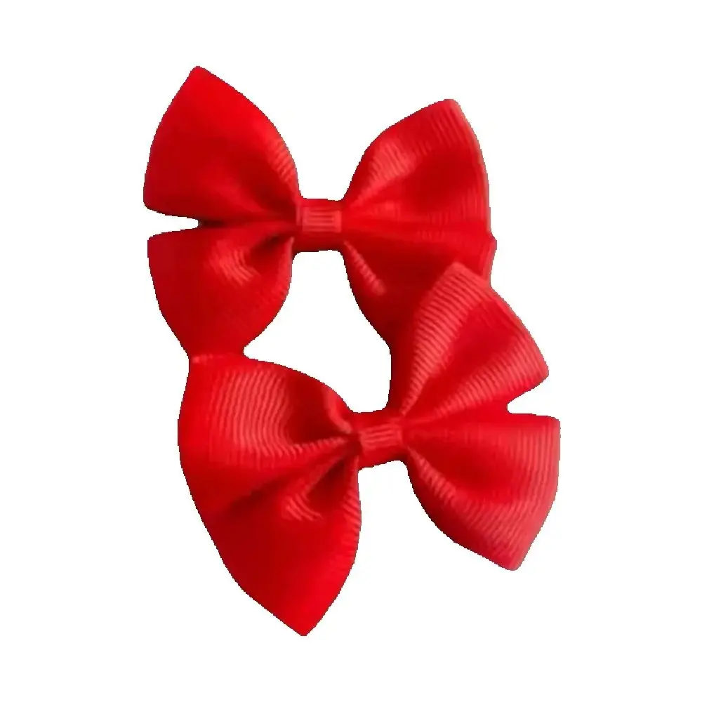 

2026 Cute Red Bow Hairpins Children Girls Kid Hair Clips Barrettes Accessories Headwear Headdress