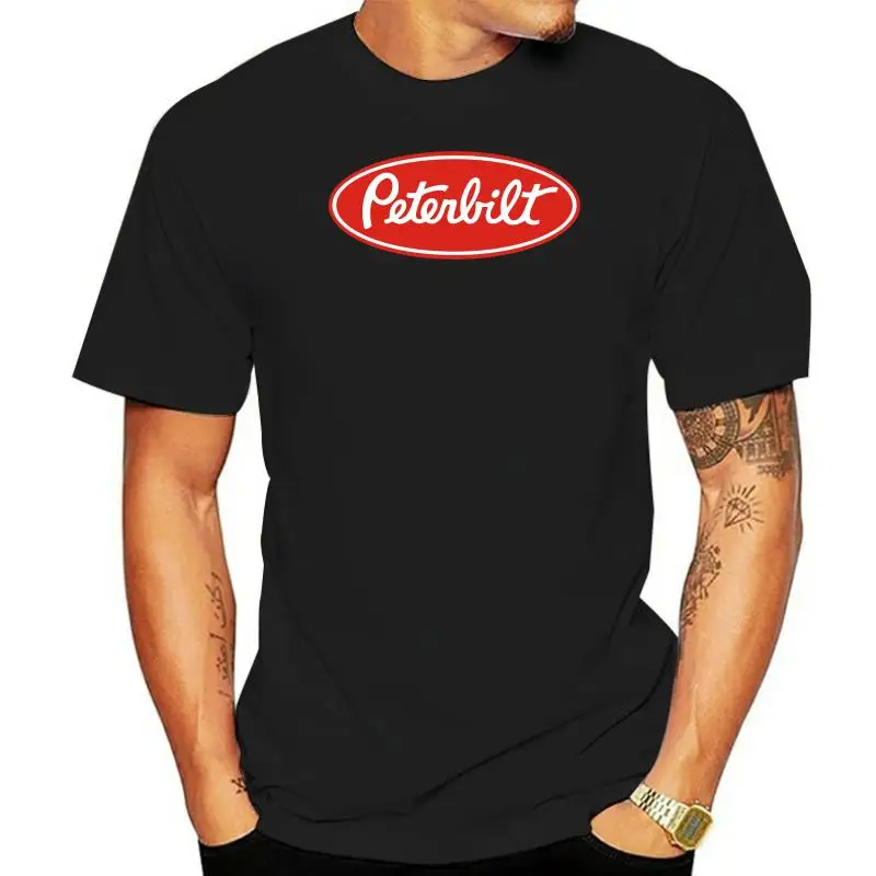 Peterbilt TruckClassic Logo Black T-Shirt