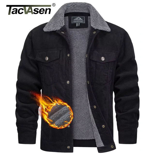 Corduroy jacket wool lining deals