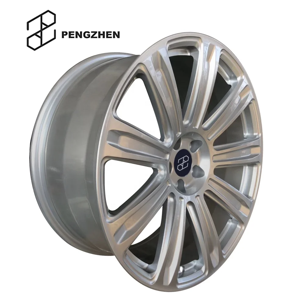 Pengzhen Mmulti Spoke Silver Color 22 23 Inch 5x120 Forged Alloy Car Wheel Hub for Land Rover