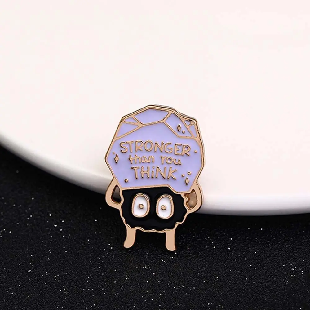 Stronger Soot Sprite Badge Pin Lapel Pin Travel Commemorative Funny Brooches Lapel Brooch Brooches Pin Enamel Pin