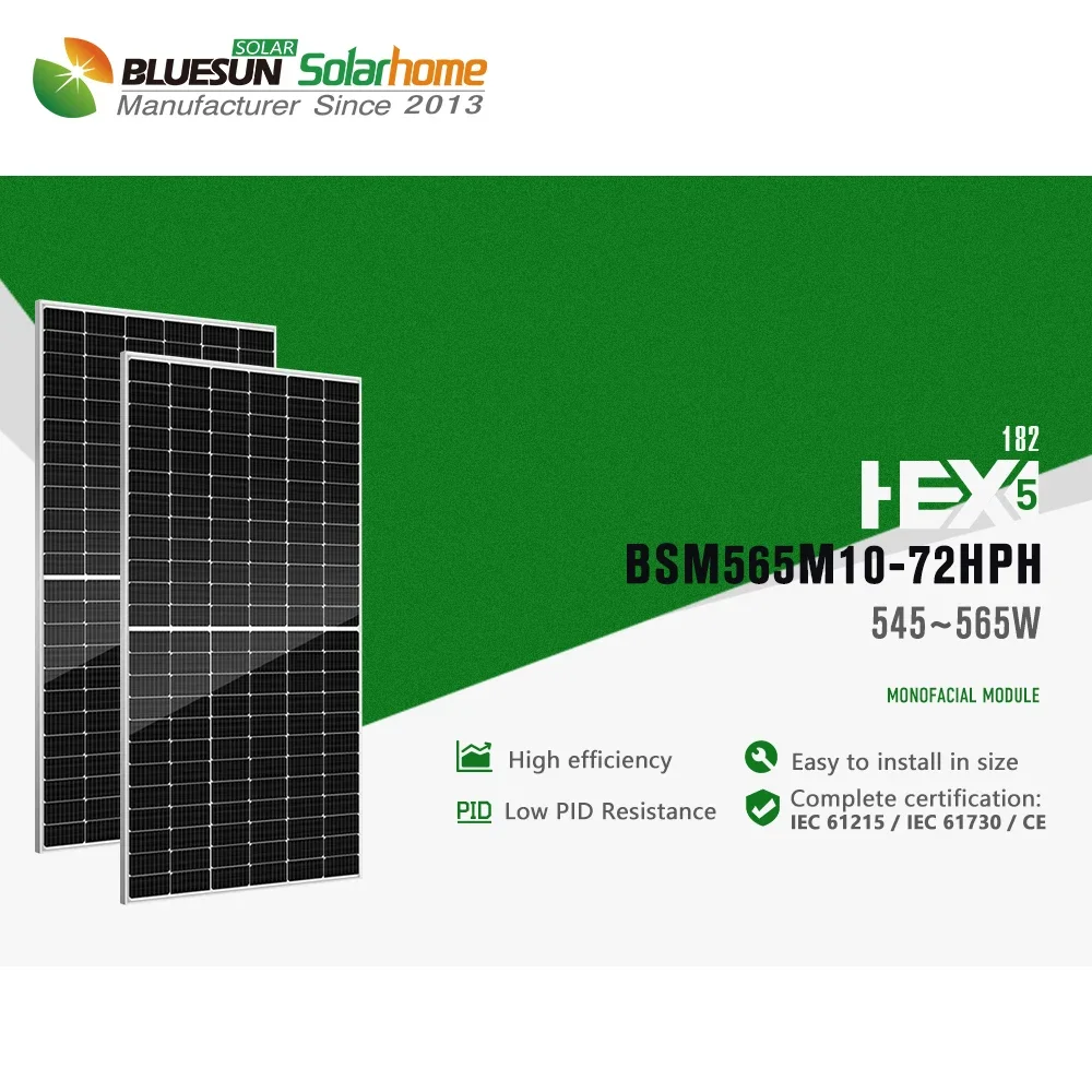 550 Watt 1000W Monocrystalline Solar Panels Complete Kit PV Module Panel Solar Best Solar Panels in the World