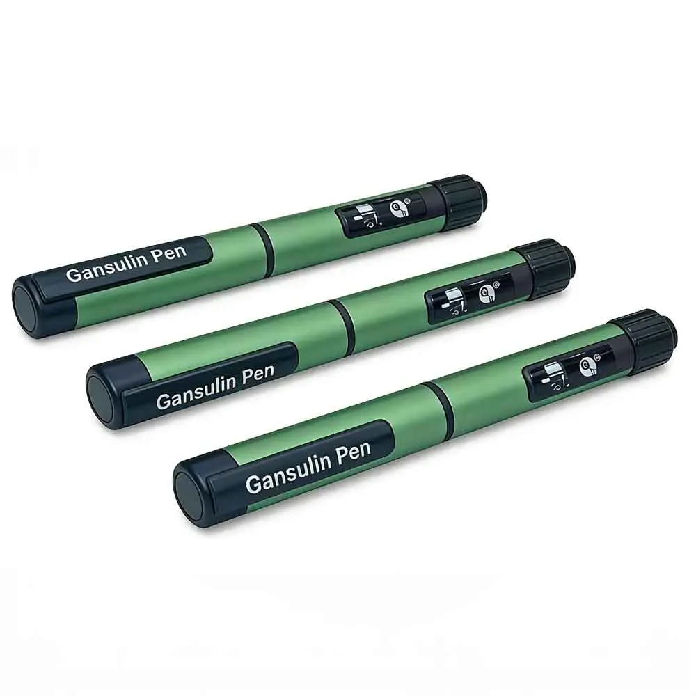 

Automatic Gansulin Insulin Pen Syringe Portable for Home Use Compatible with Gansulin R/N/30/40/50 Refill Cartridges