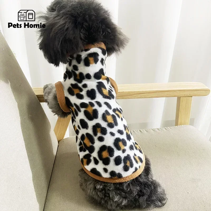 New Pet Clothes Flannel Dog Costume Dog Cold Weather Coats Cat Apparel Soft Flannel Doggie 4-legged Clothes Pet Pajamas