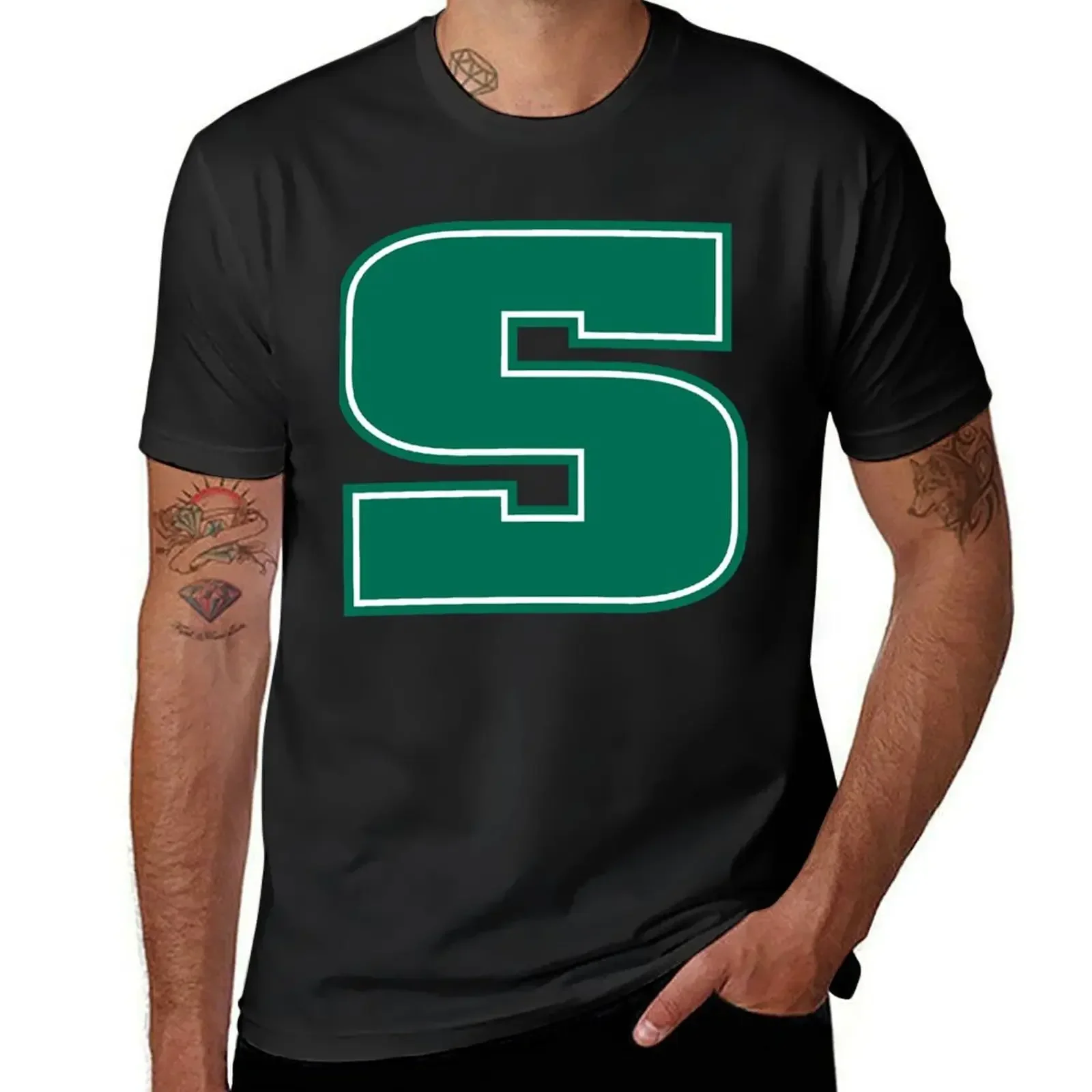 Logo-The-Slippery Rock T-Shirt anime stuff baggy shirts cute clothes oversized anime shirts men