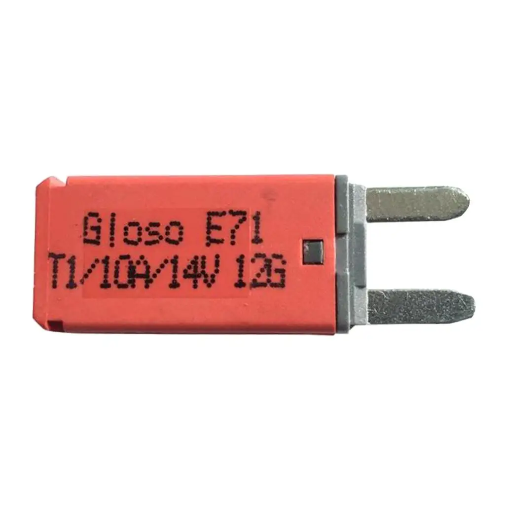 Automotive Resettable Circuit Breaker Mini Blade Fuse 10A Plastic Shell for Classic Car Battery Fuse Holder