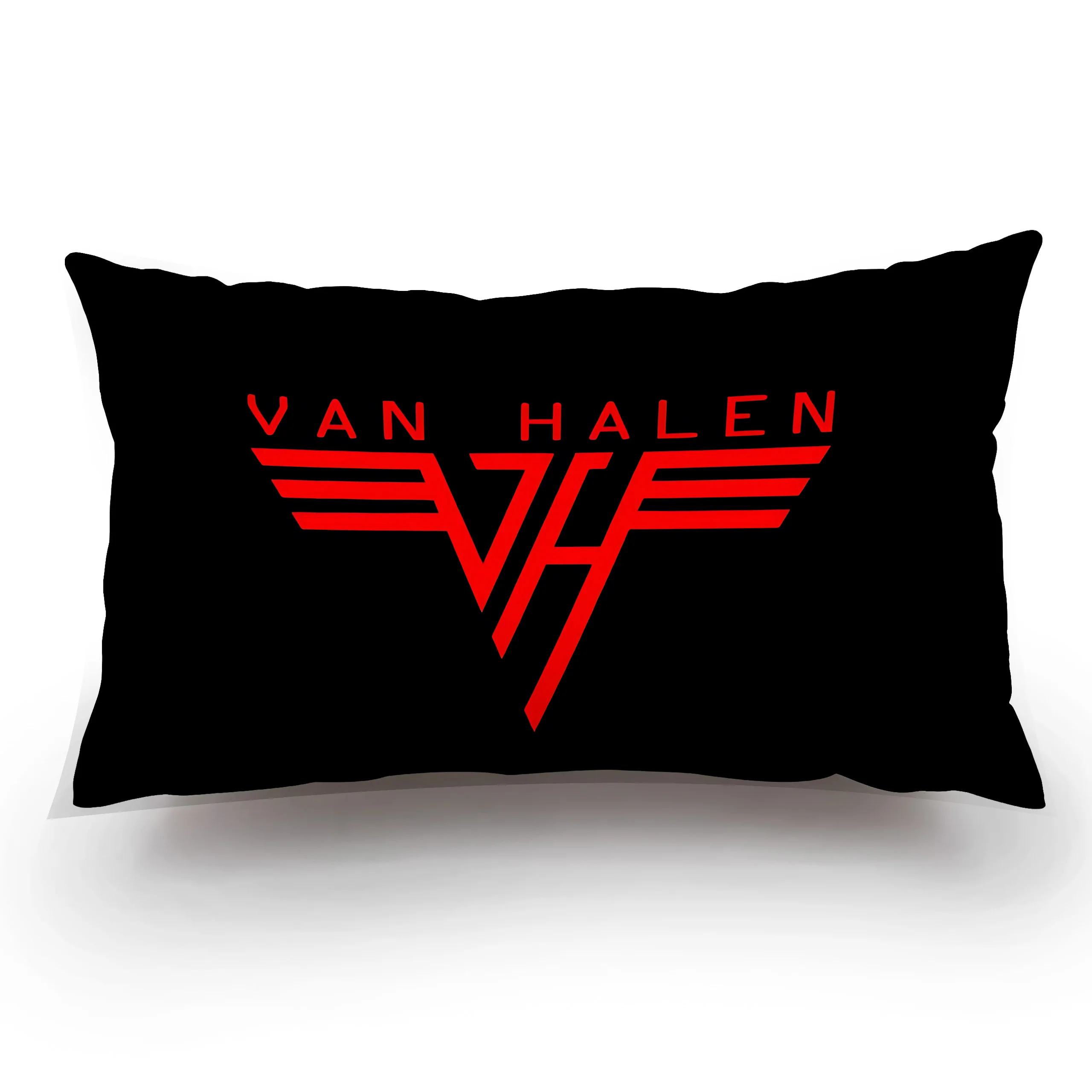 Double-sided Printing Rectangle Pillow Rock V-Vans H-Halen Case Bedside Pillowcase Sofa Cushion Cover Room Home Decoration