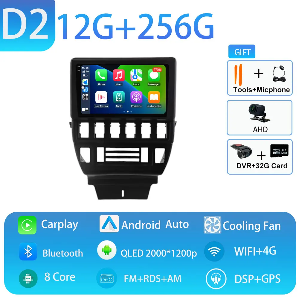 Voor LADA Niva 1993-2020 Android 15 Auto Speler Centrale GPS Navigatie Multimedia Draadloze Carplay Stereo Scherm 4G BT Head Unit