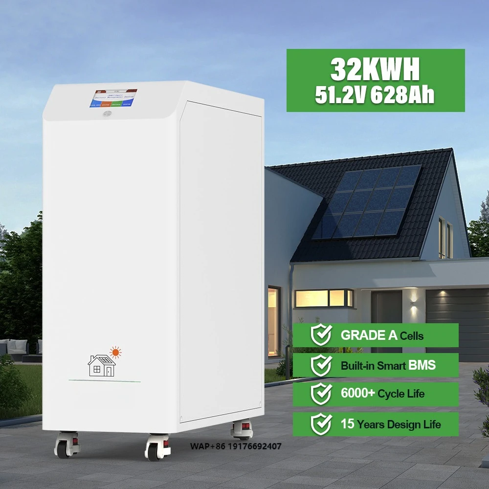 

Home Energy Storage 51.2v 628ah 30kw 32kwh Lithium Ion Batteries Pack 30kwh 20kwh Battery Lifepo4 Off Grid Solar Power System