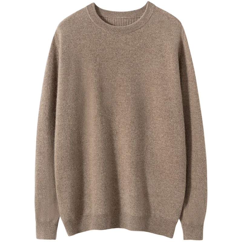 2024 new autumn and winter men\'s cashmere sweater, round neck, casual, daily, popular, warm, cashmere sweater