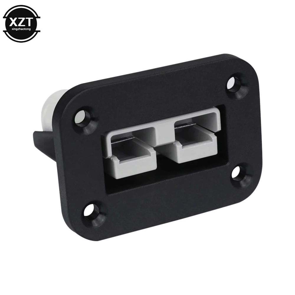 Nova montagem embutida anderson plug 50 amp conector kit suporte de montagem painel capa acessórios para caravana campista barco caminhão fornecimento