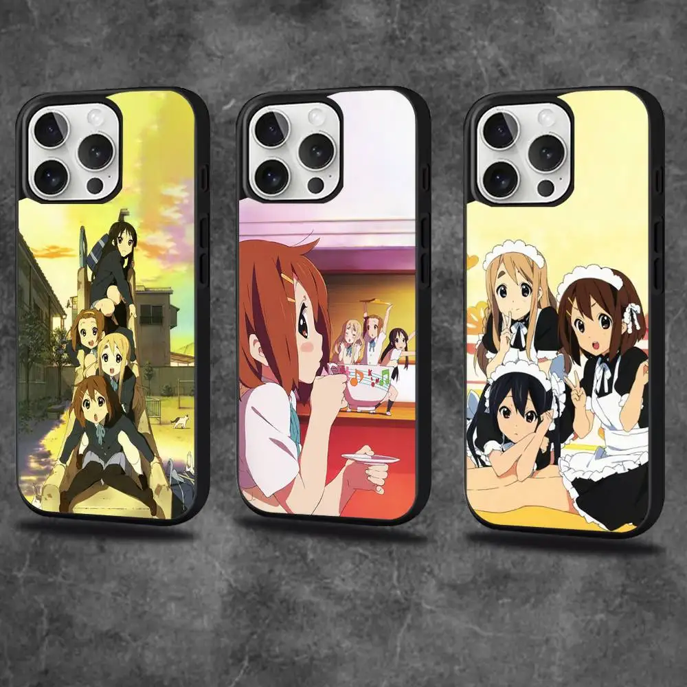 

Anime K-ON Girls Cute Phone Case For iPhone 17,16,15,14,13,12,11,Pro,Max,Plus,Mini,SE4,E Magnetic Magsafe Wireless Charging