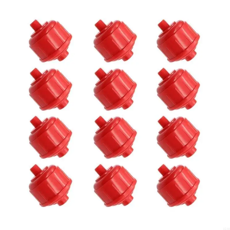 12Pcs Disposable Air Water Trap Filters with Standard 1/4inch Thread Whirlwinds Air Line Filter for Sprayer and Air Tool 37JD
