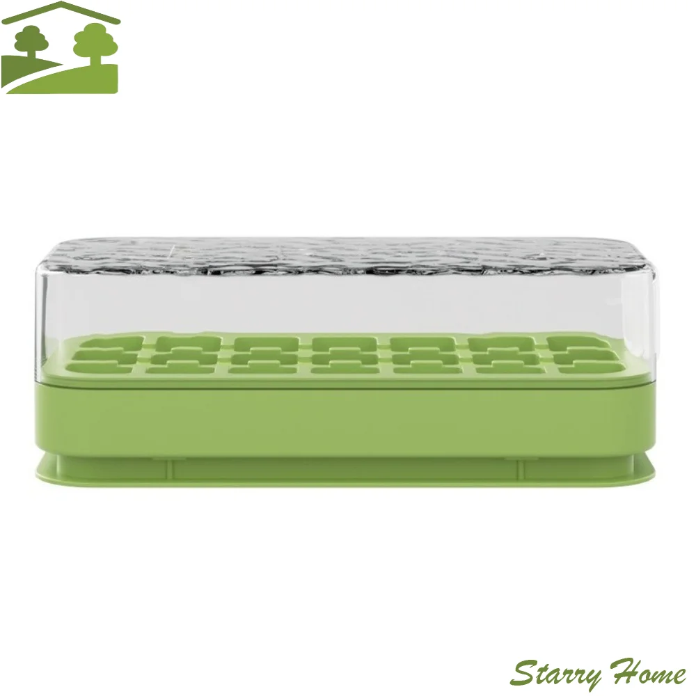 Portable Silicone Ice Storage Box Space Saving Large Capacity Ice Cube Tray with Lid 21 Cavity Pressure Ice Mold Freezer Storage