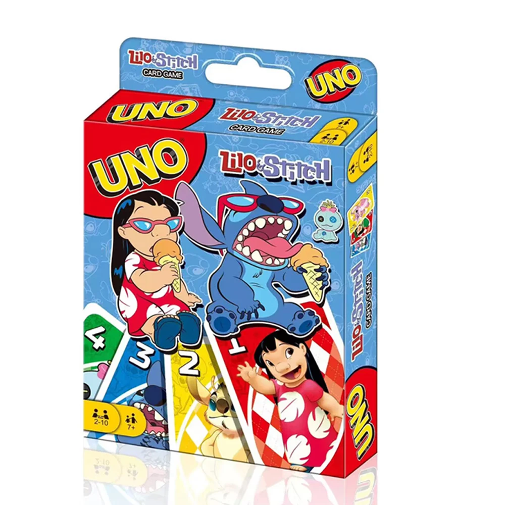 UNO NO MERCY Matching Card Game LILO & STITCH Dragon Ball Z Multiplayer Family Party Boardgame Funny Friends Entertainment Poker