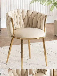 Luxury Makeup Chairs,Home Living Room Dining Chair,Backrest,Bedroom Dressing Table,Stools,Furniture,Nail Beauty Stool Customized