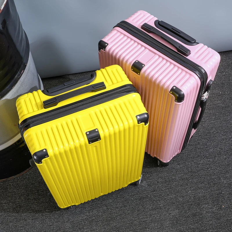Maleta de equipaje de 20-26 pulgadas, gran capacidad, Simple, de viaje, a la moda, duradera, resistente al desgaste, maleta con ruedas