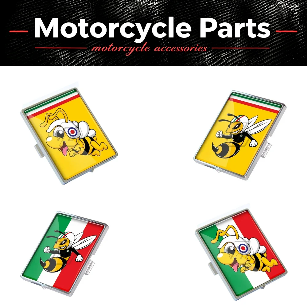 Motorcycle Front Rectangle Badge for Vespa Primavera / Sprint / GTS Super (50 / 150 / 250 / 300 / 300ie)