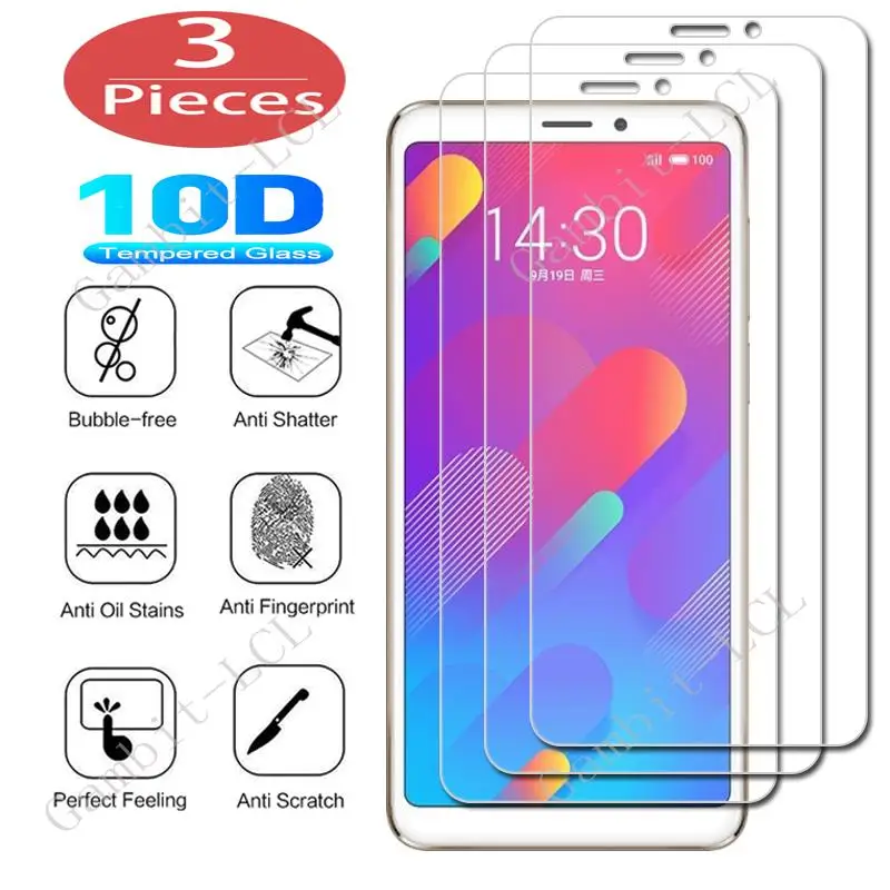 

Защитное стекло для Meizu C9 Pro M6T M 6s M8 Lite M8c Note 8 X8 M6 PRO 6 6S 7 Plus, закаленное защитное покрытие для экрана, пленка, 3 шт.