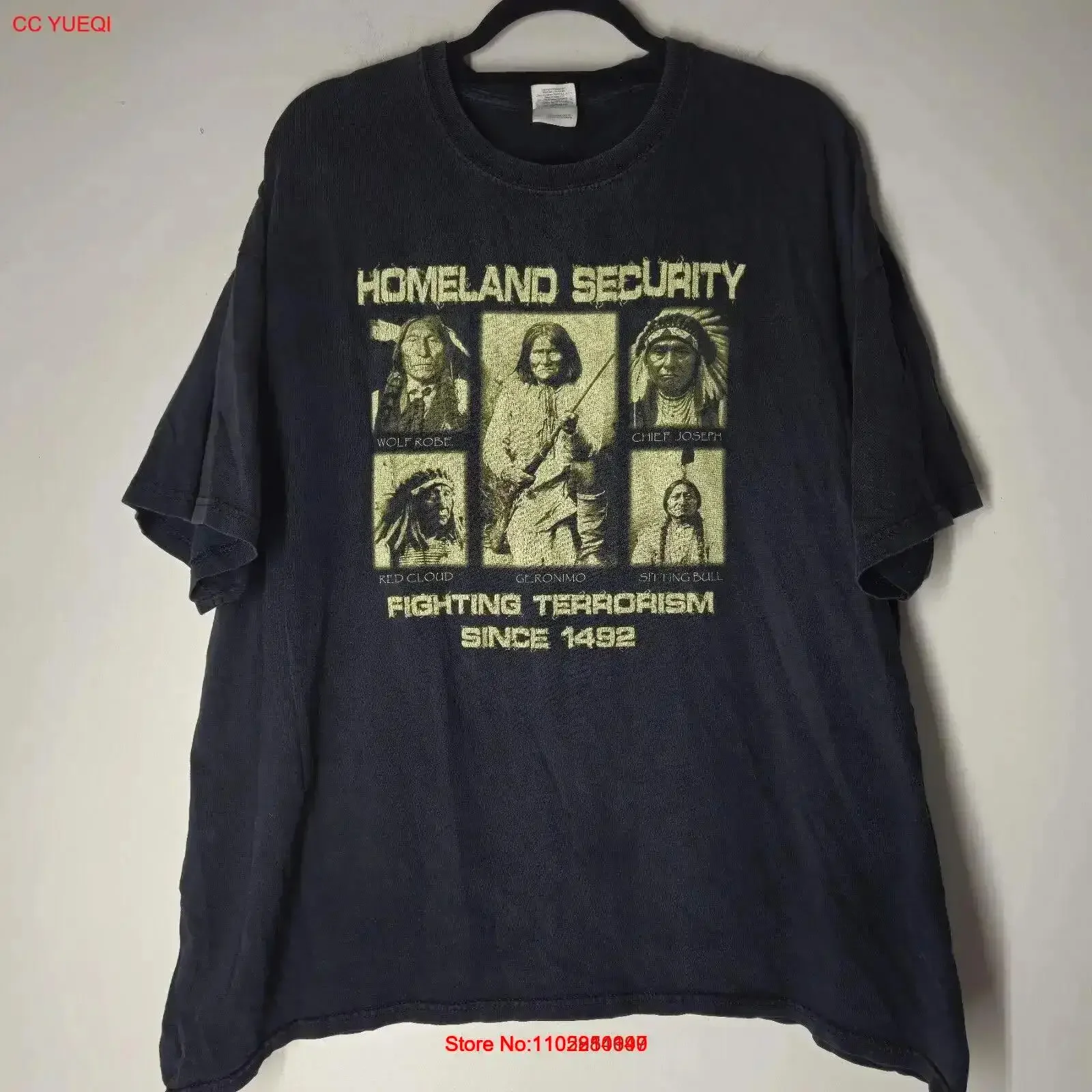 

Футболка «Самолетная безопасность, борьба с терроризмом с 1492 года», размер 2XL, черная, забавная, винтажная, стираная, повседневная, дышащая