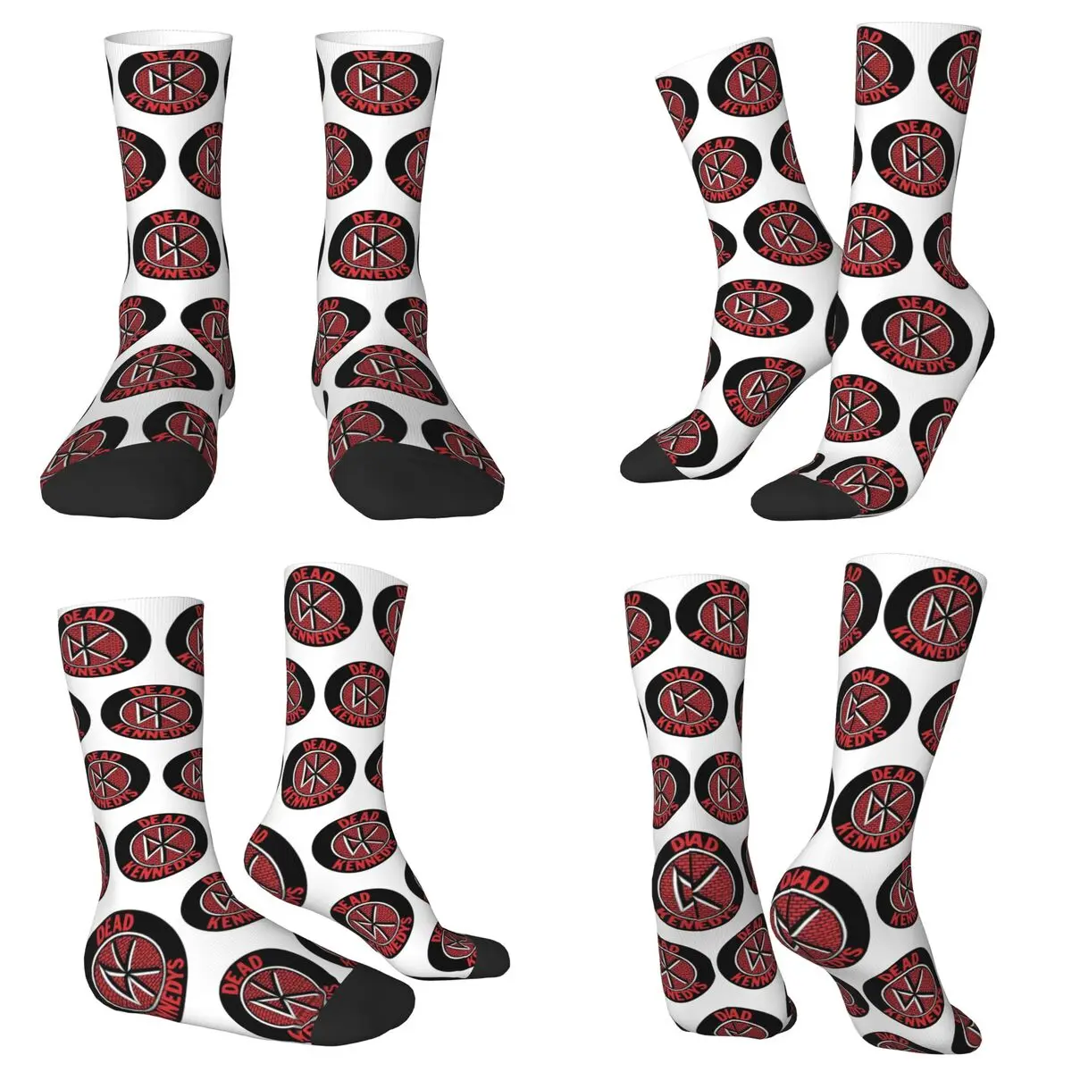 

Носки Dead Kennedys в стиле Харадзюку, впитывающие пот чулки, всесезонные длинные носки, аксессуары для мужчин и женщин, подарок на день рождения