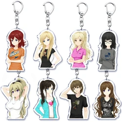 Popular Game Class of 09 Figures Keychains for Accessories Bag Nicole Jecka Kylar Kelly Karen Ari Keyrings Jewelry Friends Gifts