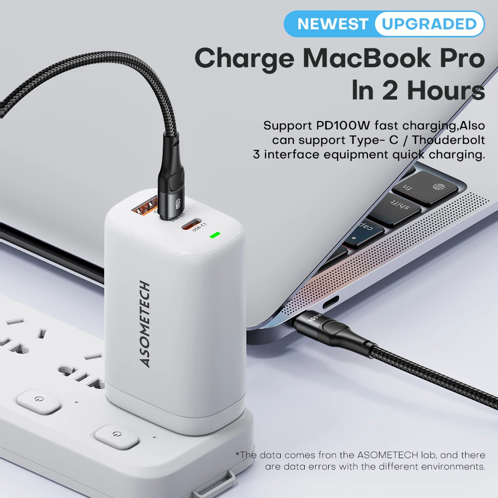 100W USB 유형 C-USB C 케이블 PD 고속 충전 충전기 케이블 Macbook 용 데이터 코드 Samsung Huawei Xiaomi Type-C USB C 케이블 3M