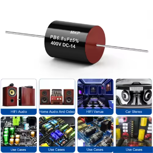 2Pcs MKP Series 400V 0.1uF-47uF Audiophile Frequency-Divided Audio Capacitor Divider 0.1UF 0.22 0.47 1 2.2UF 4.7UF Speaker Audio - Image 3