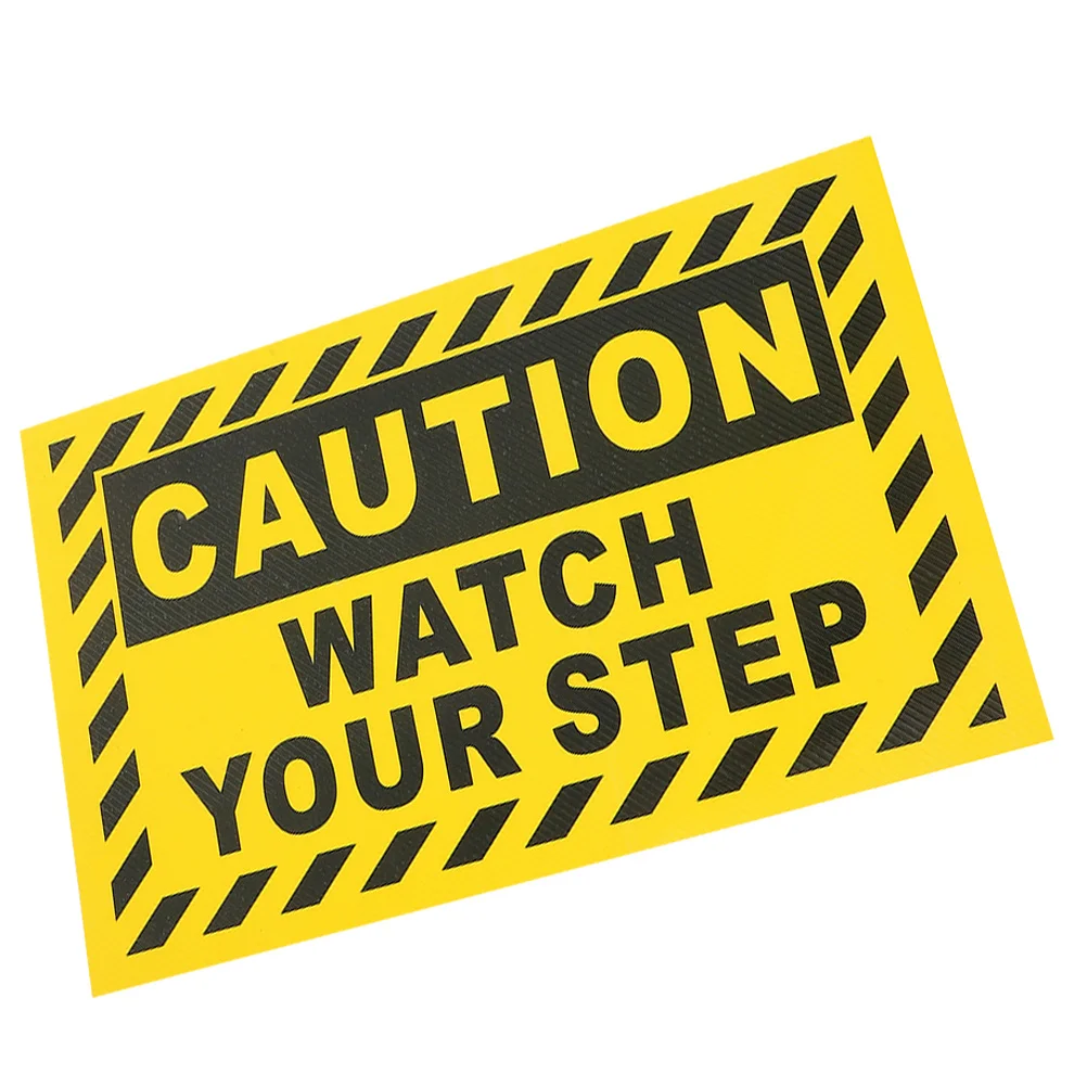 

Garden Caution Sign for Stairs Step Please Watch Your Floor Safety Outdoor Workplace
