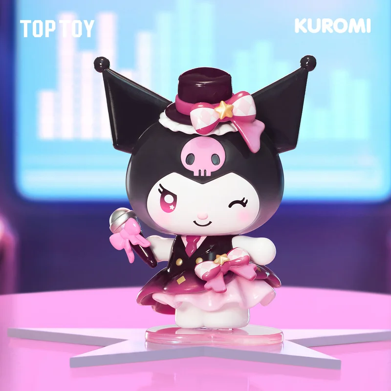 Nieuwe Echte Kuromi Shining Idol Serie Blind Box Set Van Mode Spelen Hand Actie Pop Tafelblad Decoratie Speelgoed Meisje Kinderen Geschenken