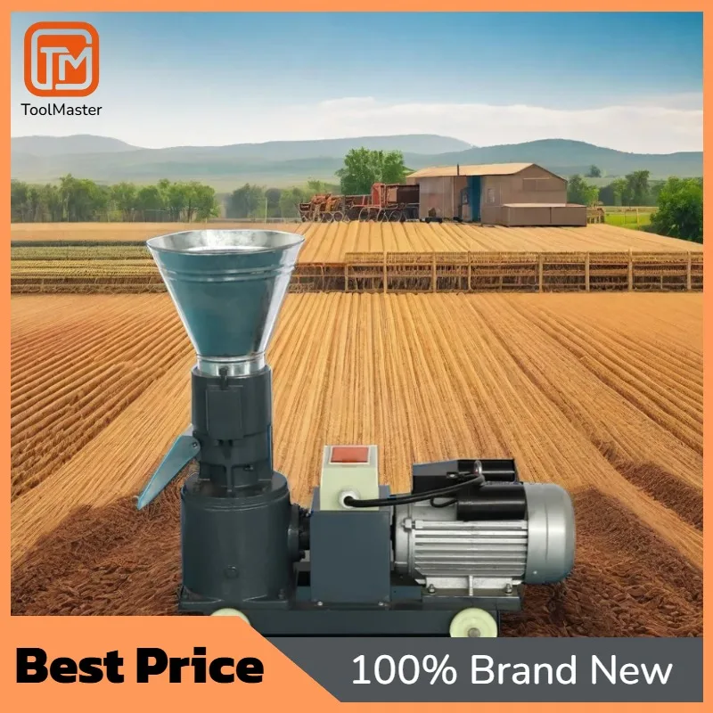 

[Best Selling] 200kg/h Portable Feed Pellet Machine With Alloy Steel Construction High Productivity Electric Engine For Home Use
