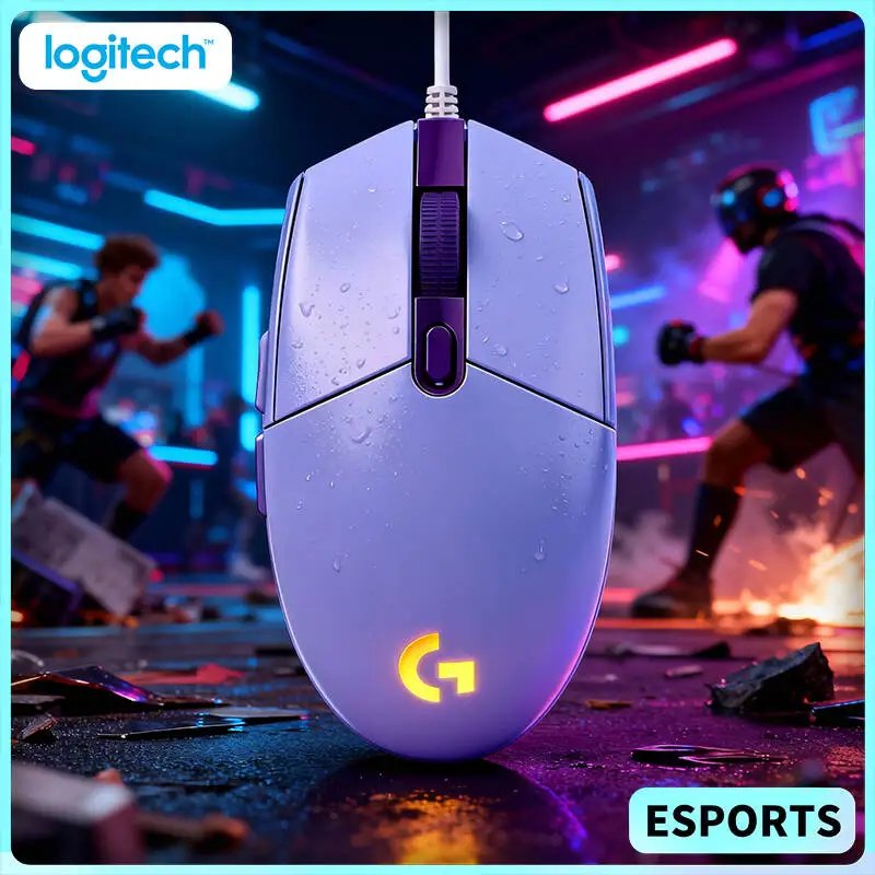 

Мышь Logitech G102 Prodigy, 16,8 млн RGB-цветов, частота опроса 1000 Гц, 6 кнопок, механические кнопки для профессиональных геймеров