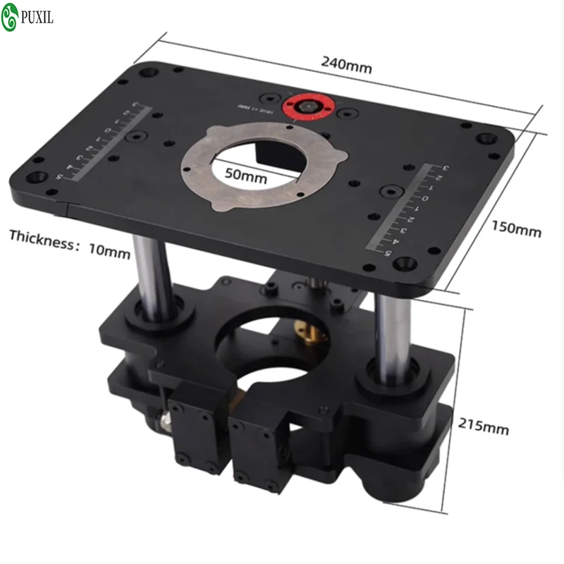 GD709 edge trimming machine inverted lifting table woodworking table electric wood milling small gong machine milling edge slott
