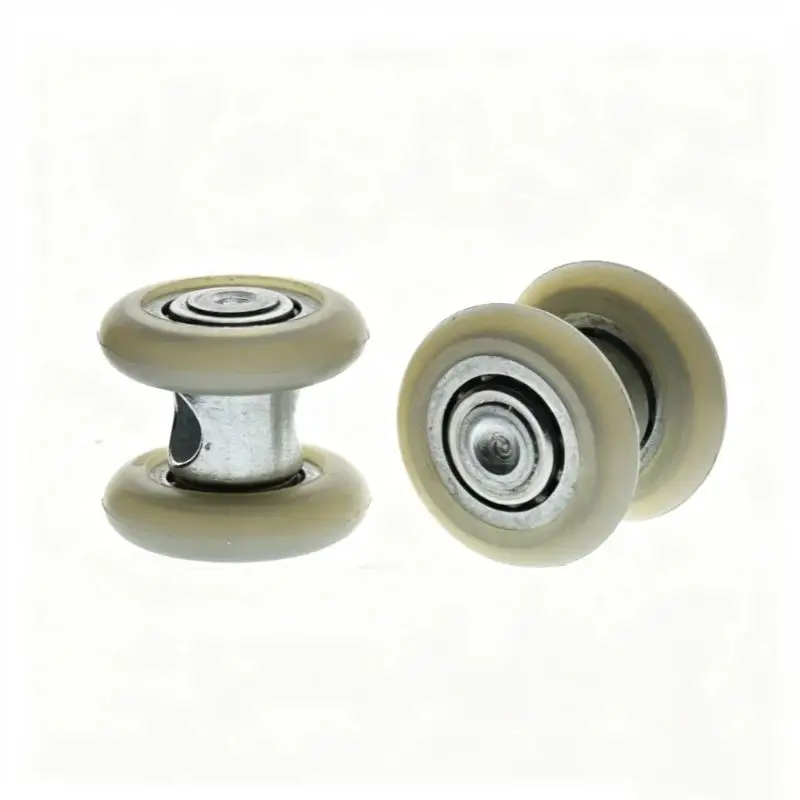 29mm High Load Bearing Positioning Pin Fire Rolling Door Wheel Over Line Pulley Full Ball Double Bearing Roller