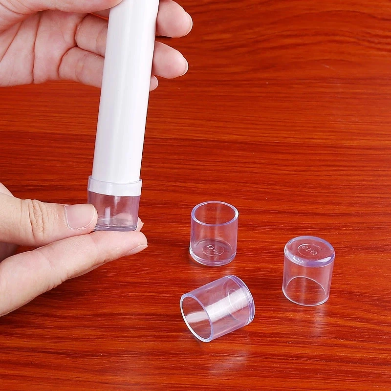 Transparent Chair Leg Caps Rubber Feet Protector Pad Furniture Table Covers Socks Plugs Cover Furniture Leveling Feet Home Decor