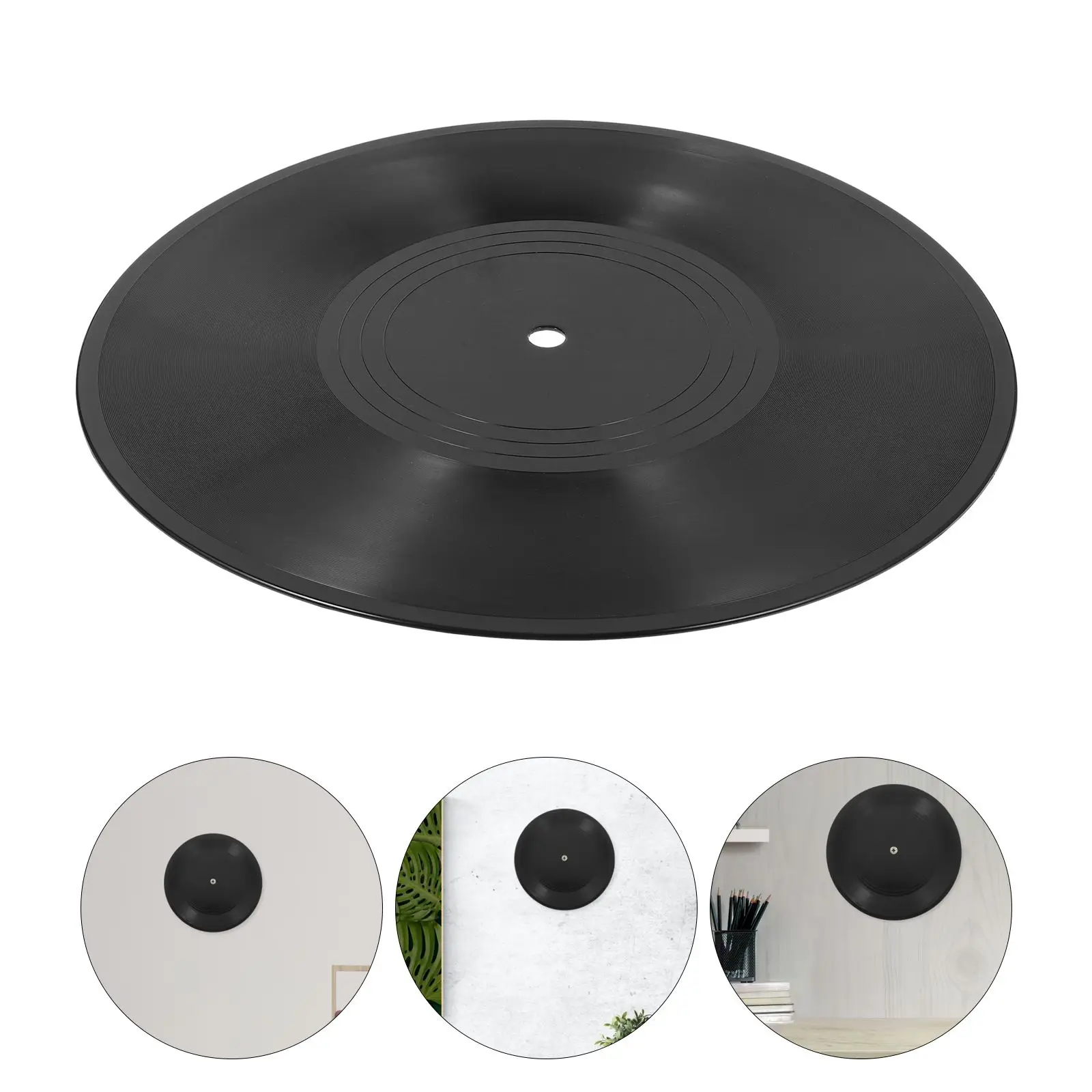 Retro Vinyl Lp Records Vintage Decor Record Decoration Decorative Vinyl Records For Wall Aesthetic Poster Black Plastic Disco