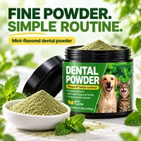 Pet Dental Powder for Dogs & Cats 150g Mint Flavor Fresh Breath Oral Care with Probiotics Kelp Easy Mix Food Topper Everyday Use 4