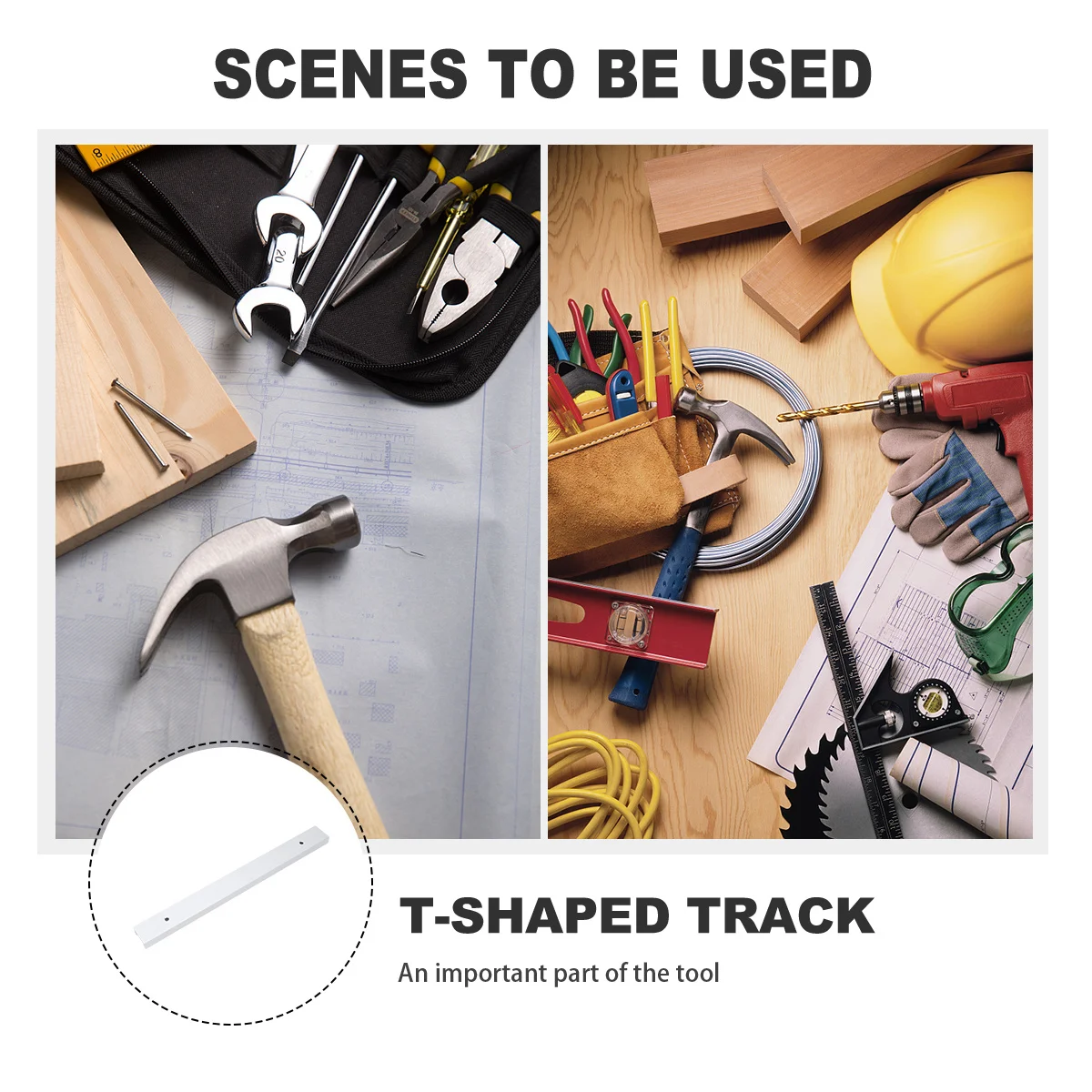 

1Pcs T-Shaped Groove Clamp Slot Strong Hold Easy Operation Practical Fixing Clip Lightweight Holder T-Shaped Track