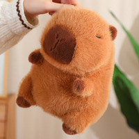 25/40CM Cute Kapibala Capybara Plush Toy Kawaii Internet Celebrity Capybara Jun Doll Ugly Guinea Pig Doll