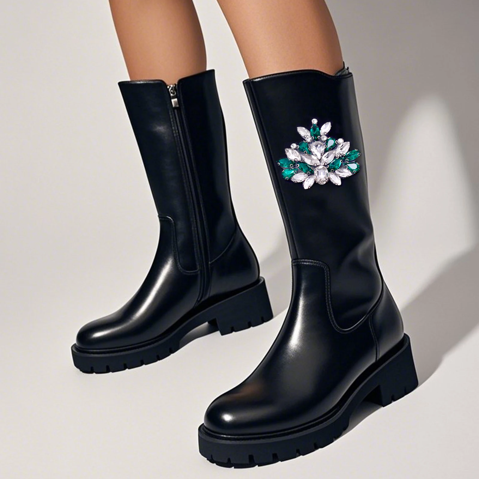 2 Pcs Sparkling Rhinestone Patch,Crystal Applique,DIY Fashion,Suitable for jeans,jackets,bags,and shoes Easy to iron/sew SP124