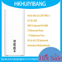 Unlocked HUA WEI 5G CPE Pro 3 H138-380 Dual Band WiFi 6 AX1800 5G Sim Card Wireless Router 4G LTE Cat19 Gigabit Modem