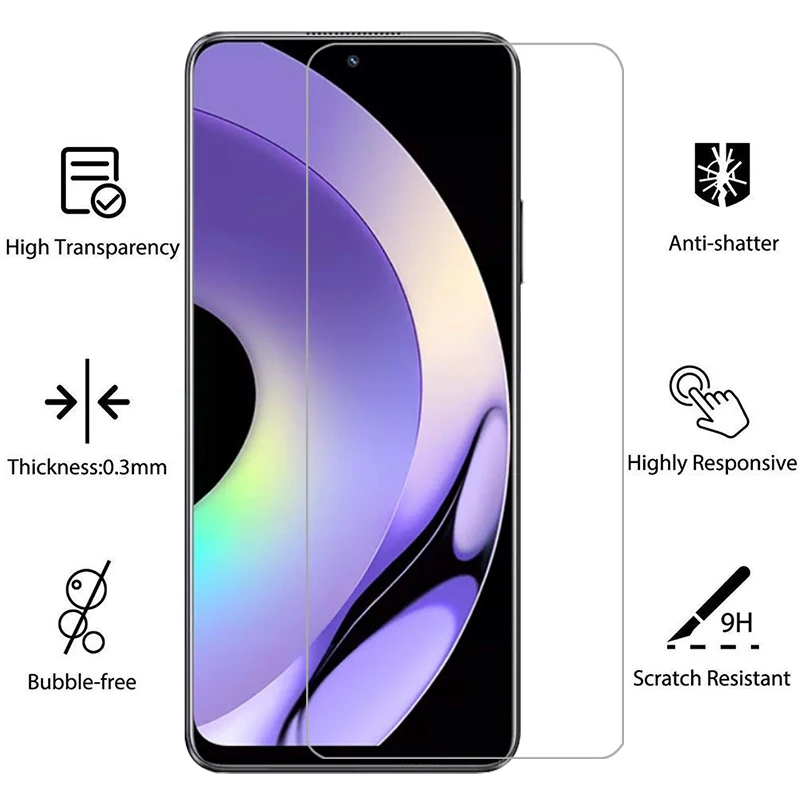 Realme 10 Pro 5G用スマホケース 強化ガラス Realme10 10Pro realme10pro 5G バックカバー realmi real me reali relme procase