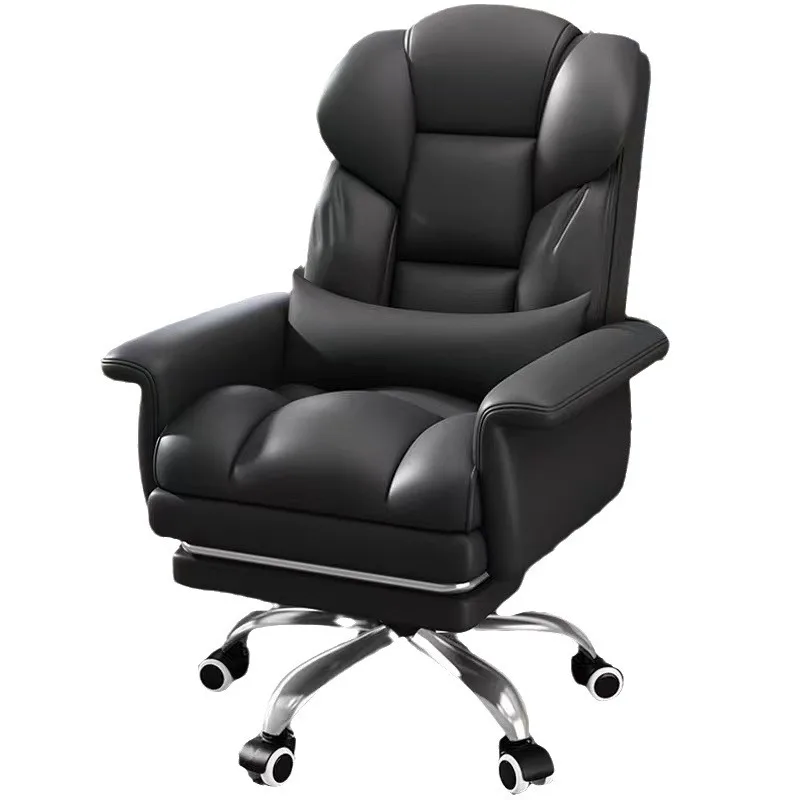 

Furniture Luxury High Quality Modern Price Boss Manager Swivel Reclining Executive Leather Ergonomic Office Chairs With Footrest